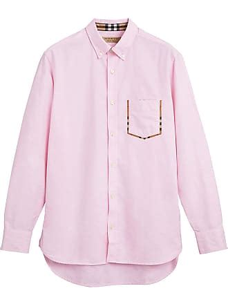 camicia burberry rosa|Burberry signatures for men.